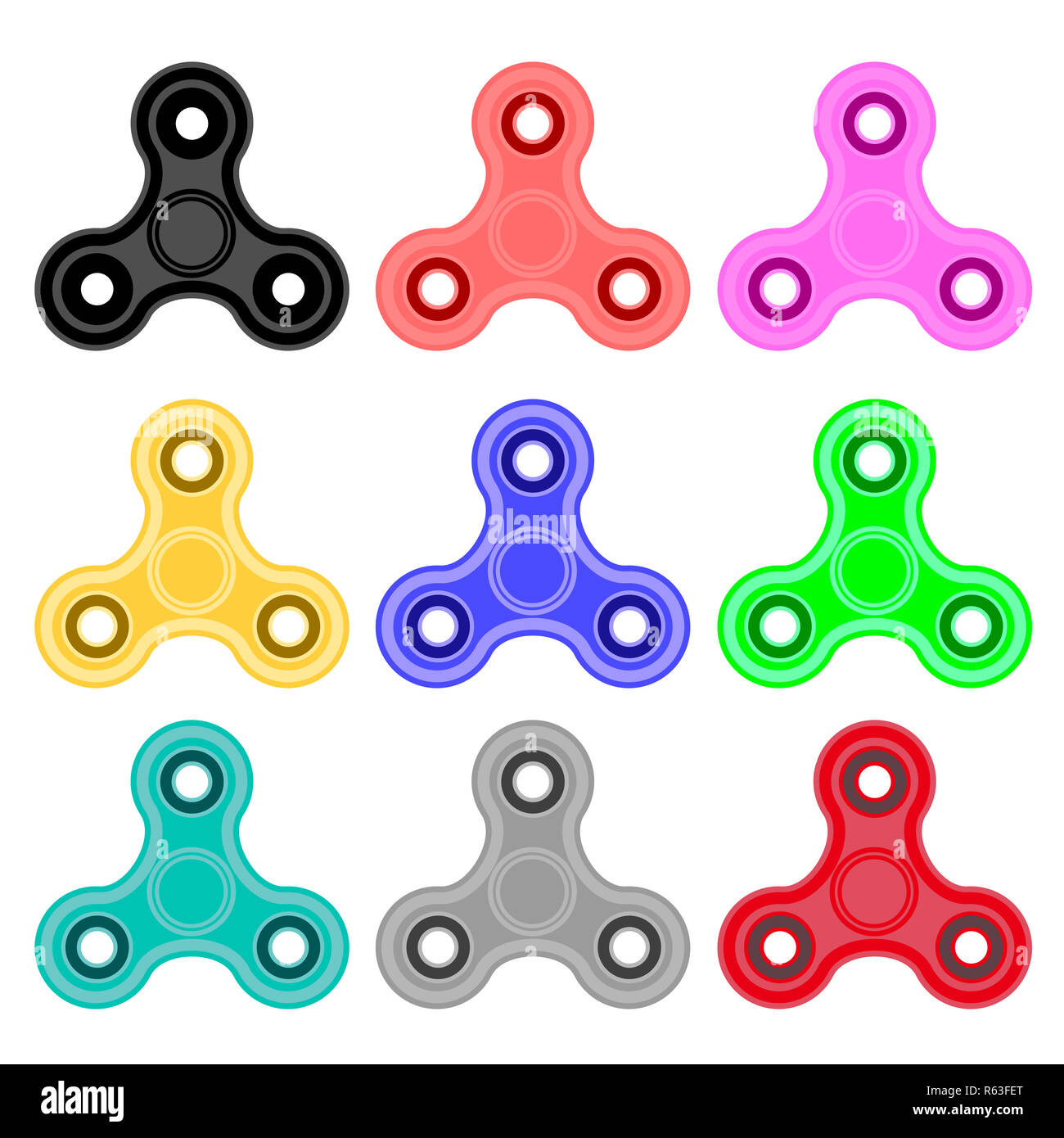 Fidget Finger Spinner Stock Photo Alamy
