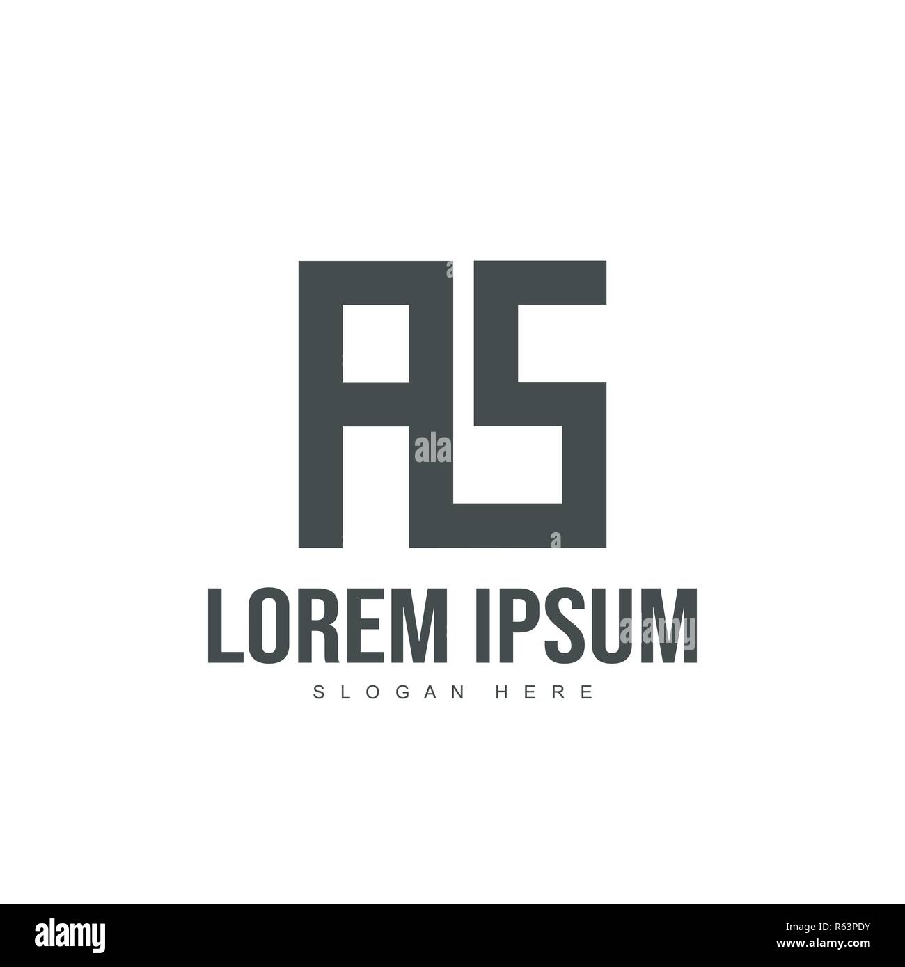 as-logo-template-design-initial-letter-logo-template-design-stock