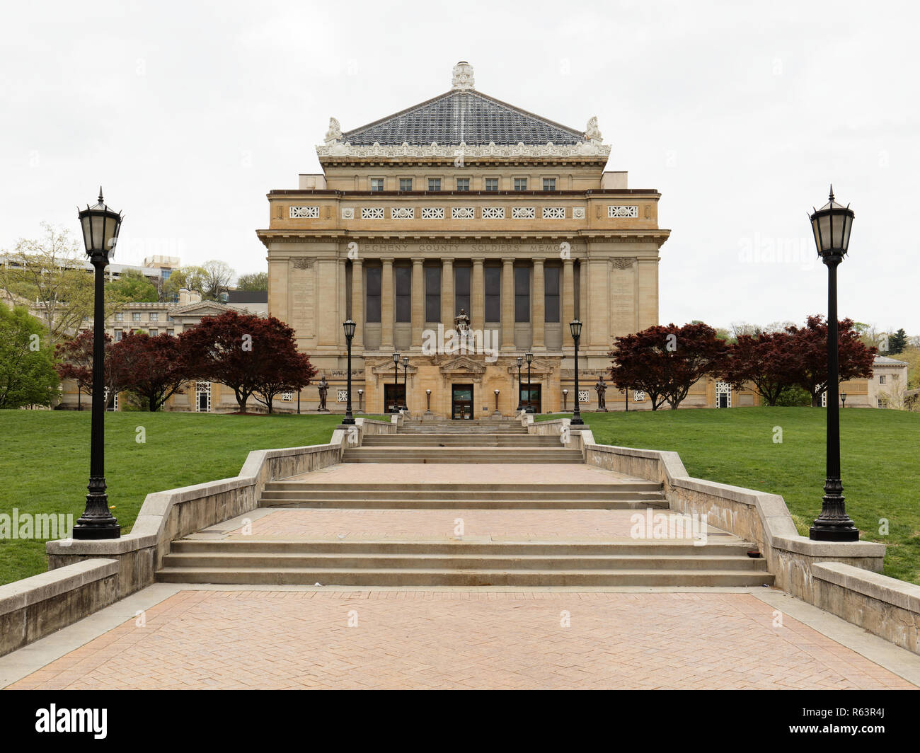 Soldiers & Sailors Memorial Hall & Museum in Pittsburgh, Pennsylvania, United States Stock Photo