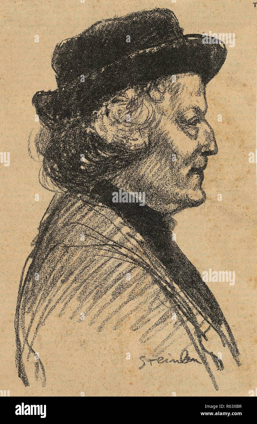 Adolphe Willette from the journal Les Hommes du jour (28 January 1911 ...