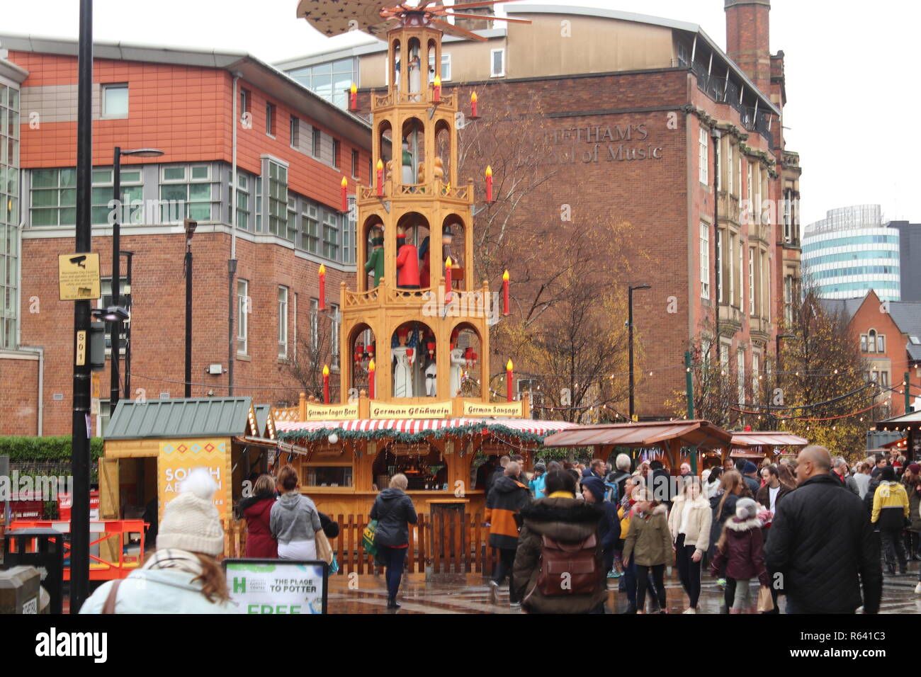 Santas grotto background hires stock photography and images Alamy