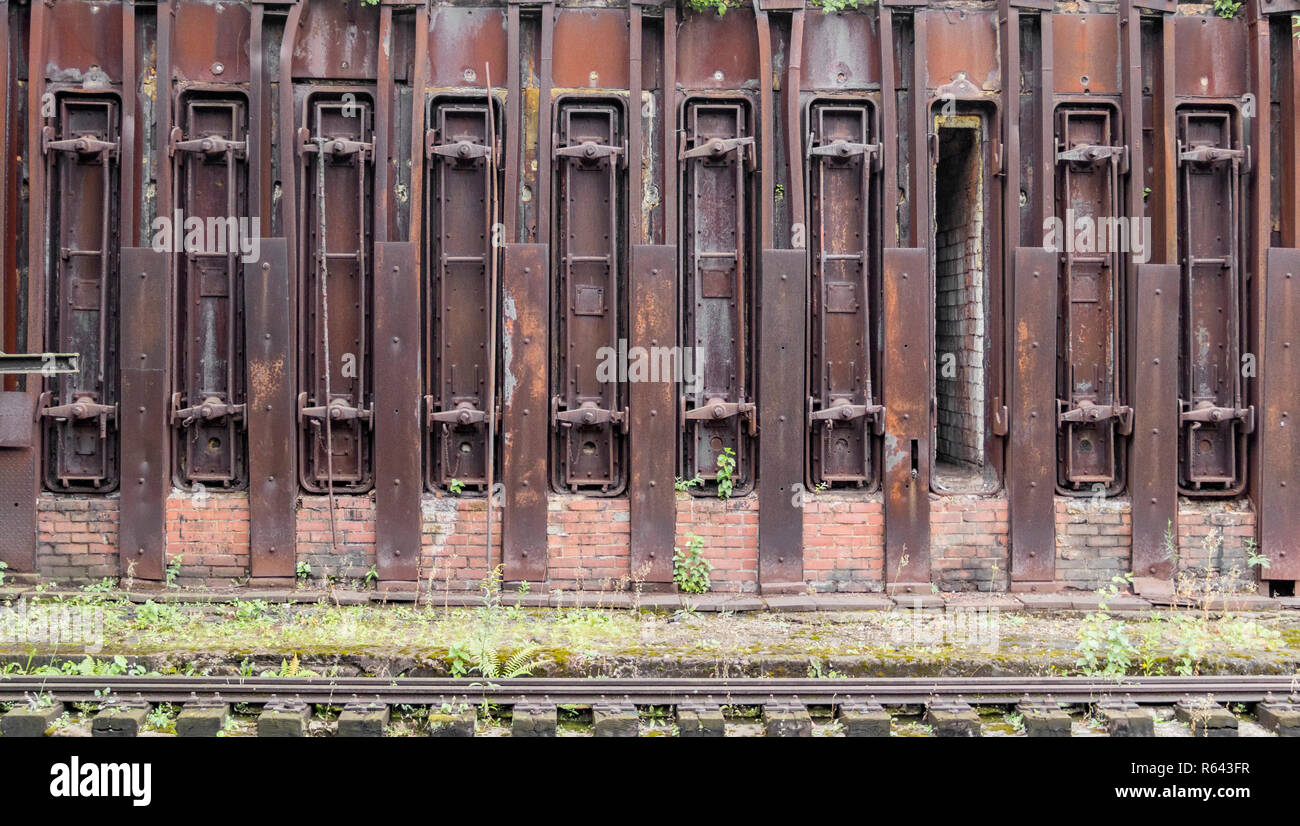 rusty machinery detail Stock Photo