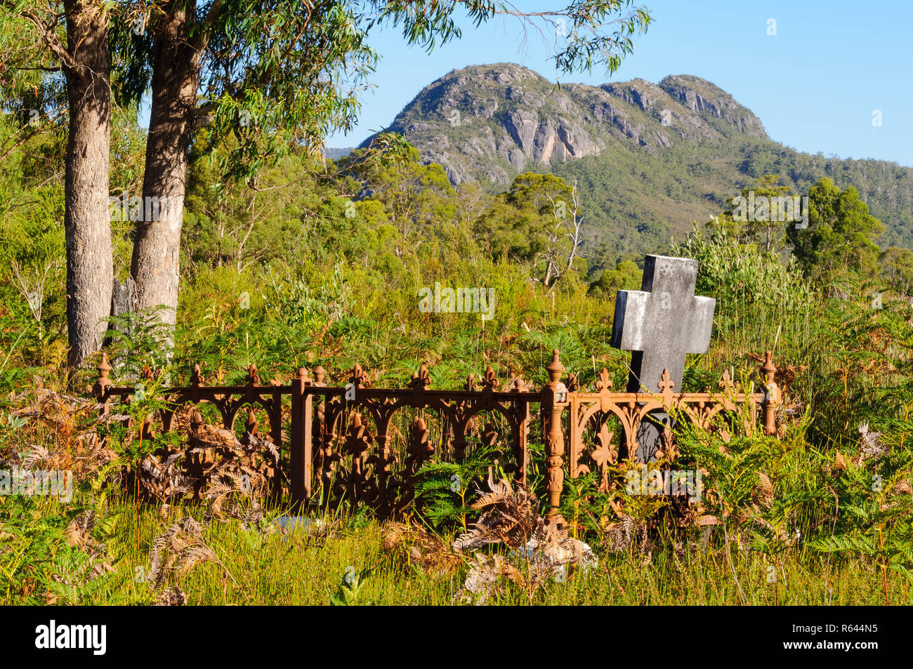 Pioneer Cemetery - Tullah Stock Photo