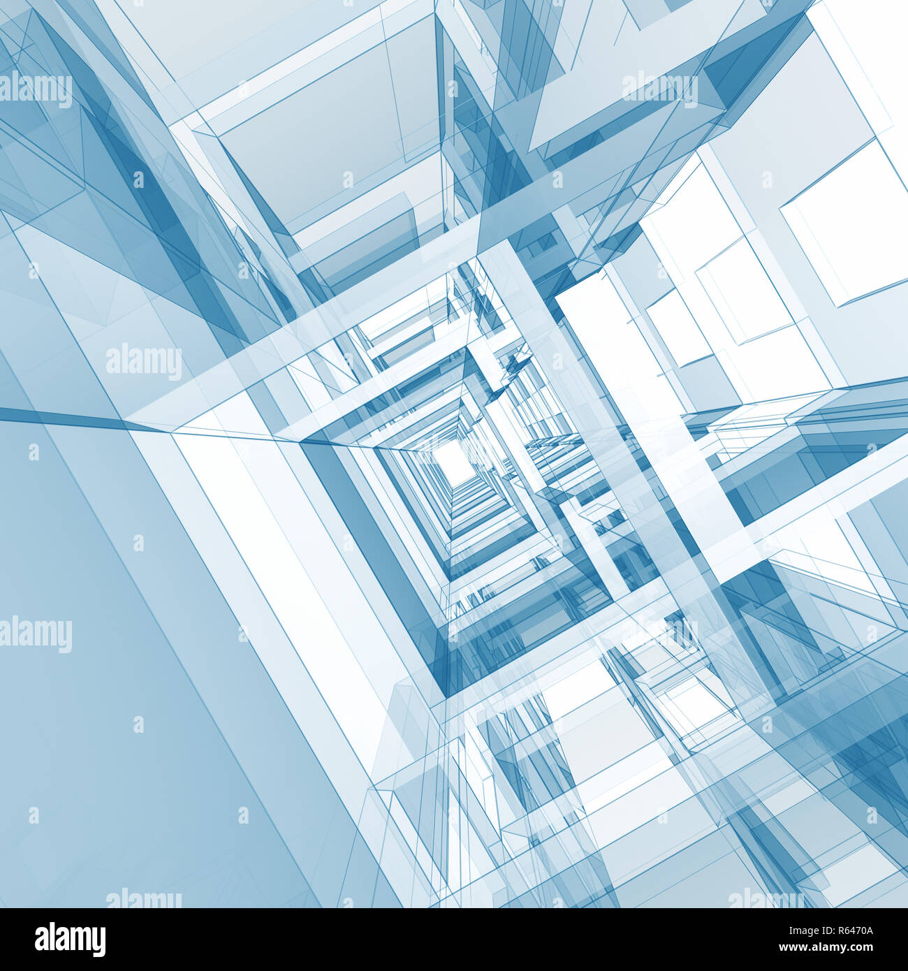 Abstract architecture background 3d rendering Stock Photo - Alamy