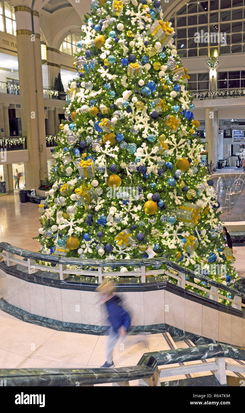 Cleveland indoor christmas tree hires stock photography and images Alamy