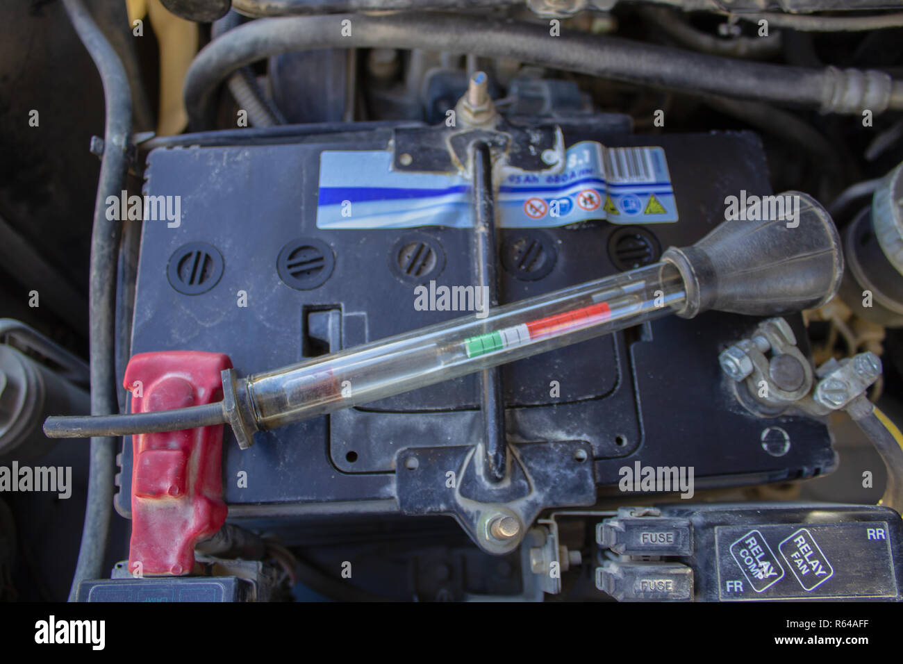 Car Battery Hydrometer Stock Photo Alamy