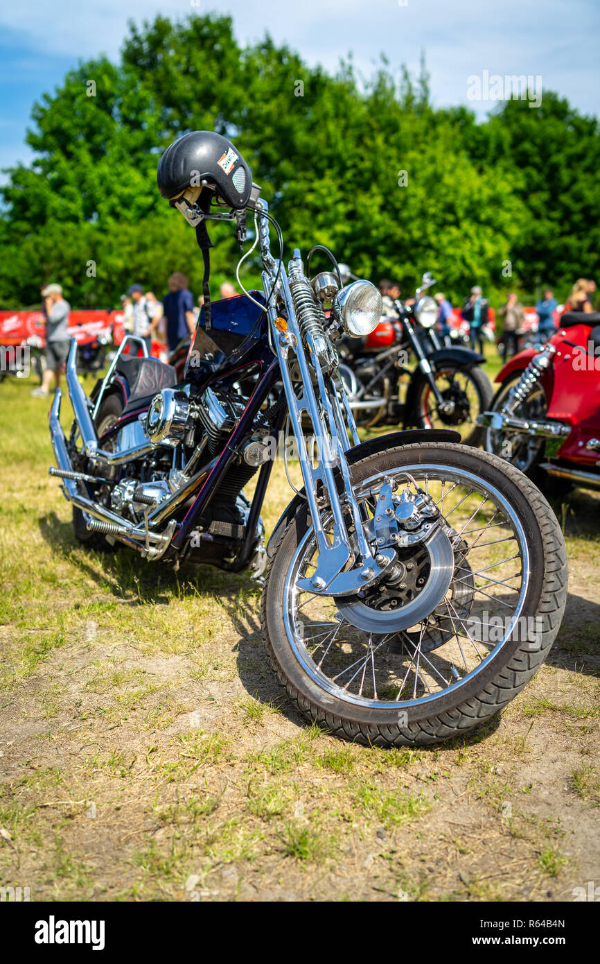 Motorcycle Harley-Davidson. Stock Photo