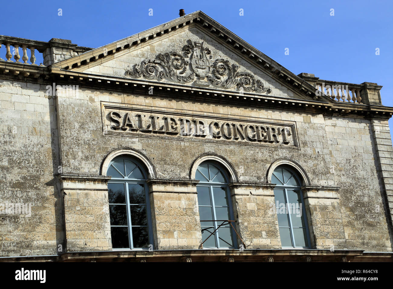 Salle de Concert in Place Saint Jean, Saint Omer, Pas de Calais, Hauts de France, France Stock Photo