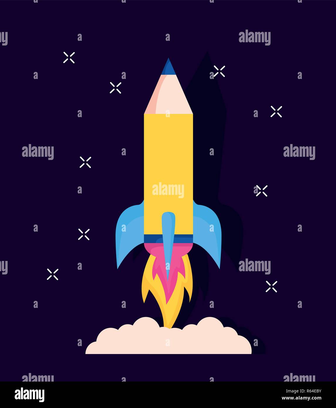 education supplies school Stock Vector