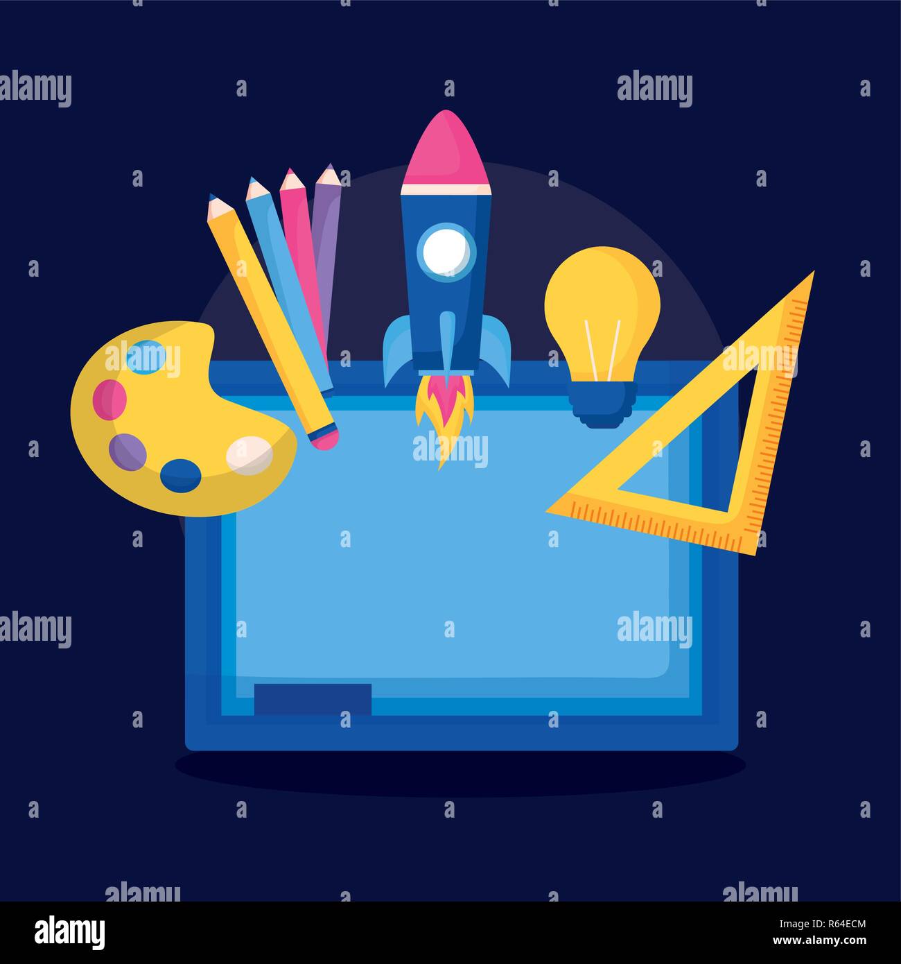 education supplies school Stock Vector Image & Art - Alamy