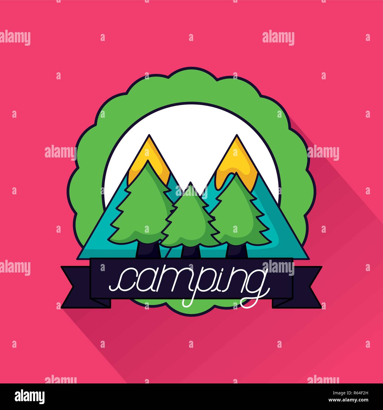 camping summer related Stock Vector Image & Art - Alamy