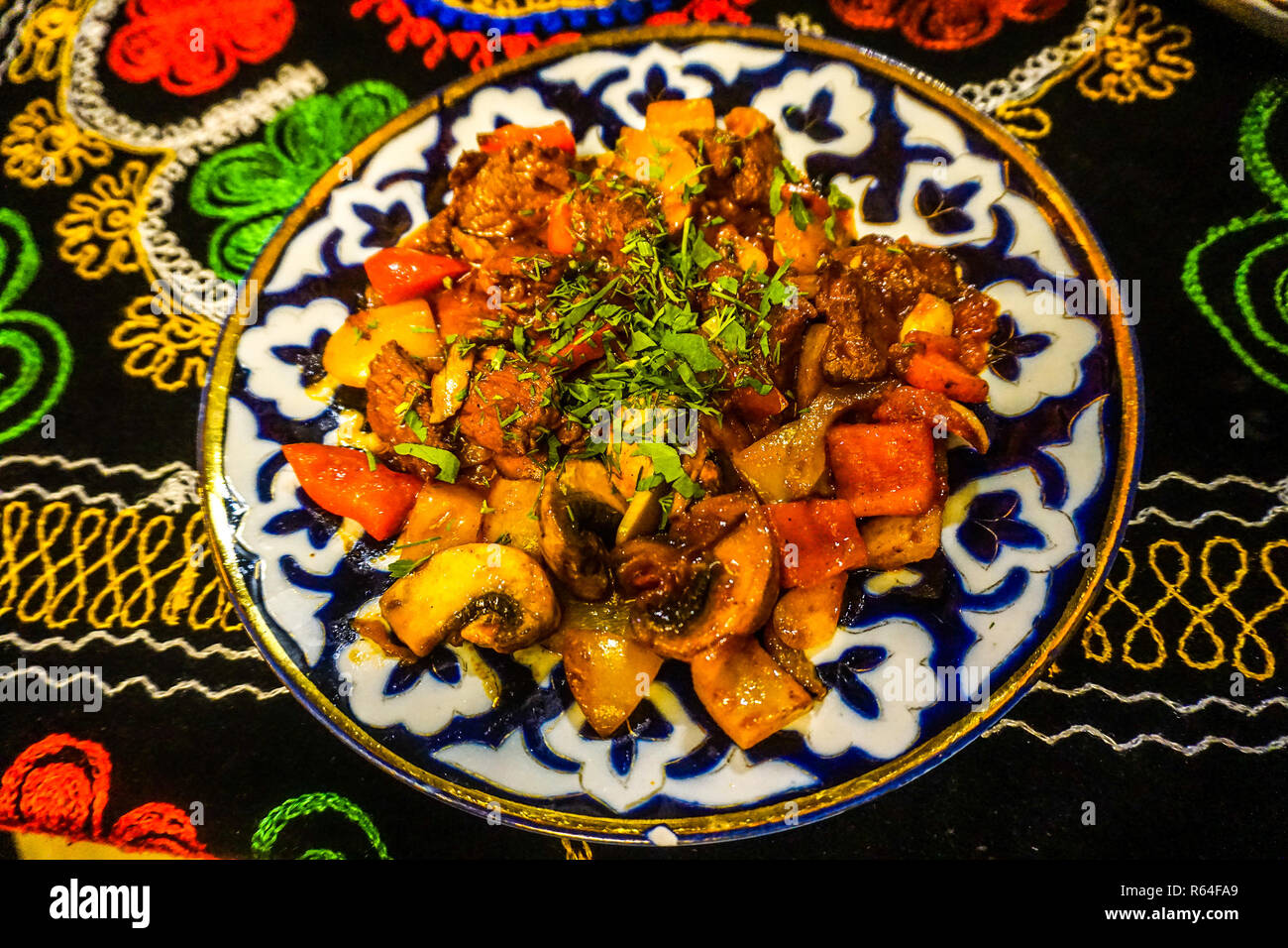 Tajik Rice Tajik cuisine hi-res stock photography and images - Alamy