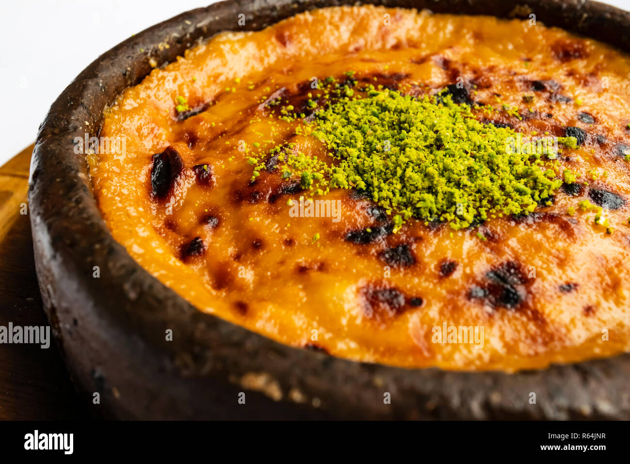 close up ready to eat baked hot turkish sesame paste halvah Stock Photo Alamy