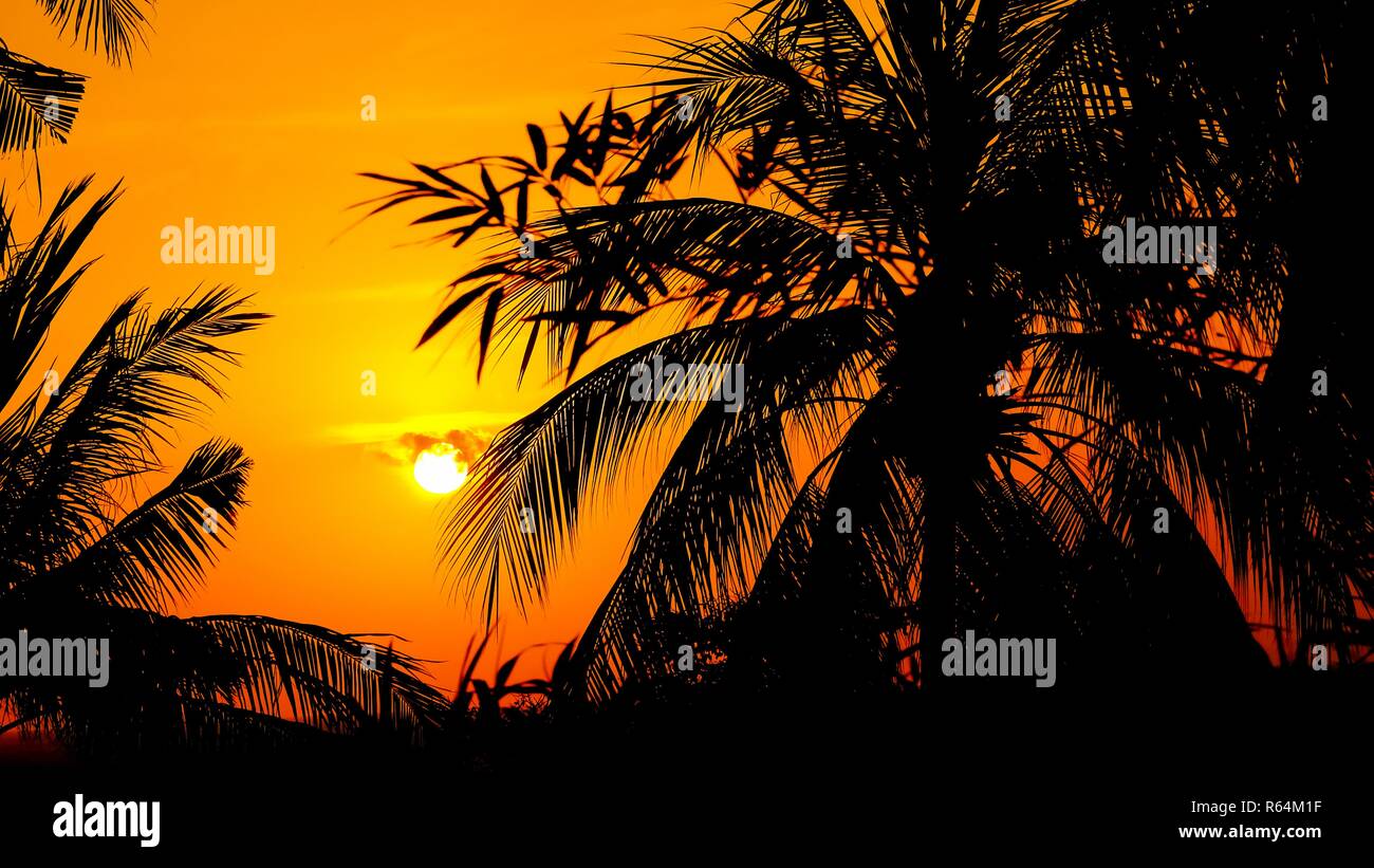 sunrise and sunset Stock Photo - Alamy