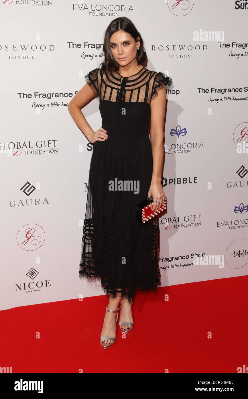 The Global Gift Gala held at the Rosewood Hotel - Arrivals  Featuring: Lilah Parsons Where: London, United Kingdom When: 02 Nov 2018 Credit: Lia Toby/WENN.com Stock Photo