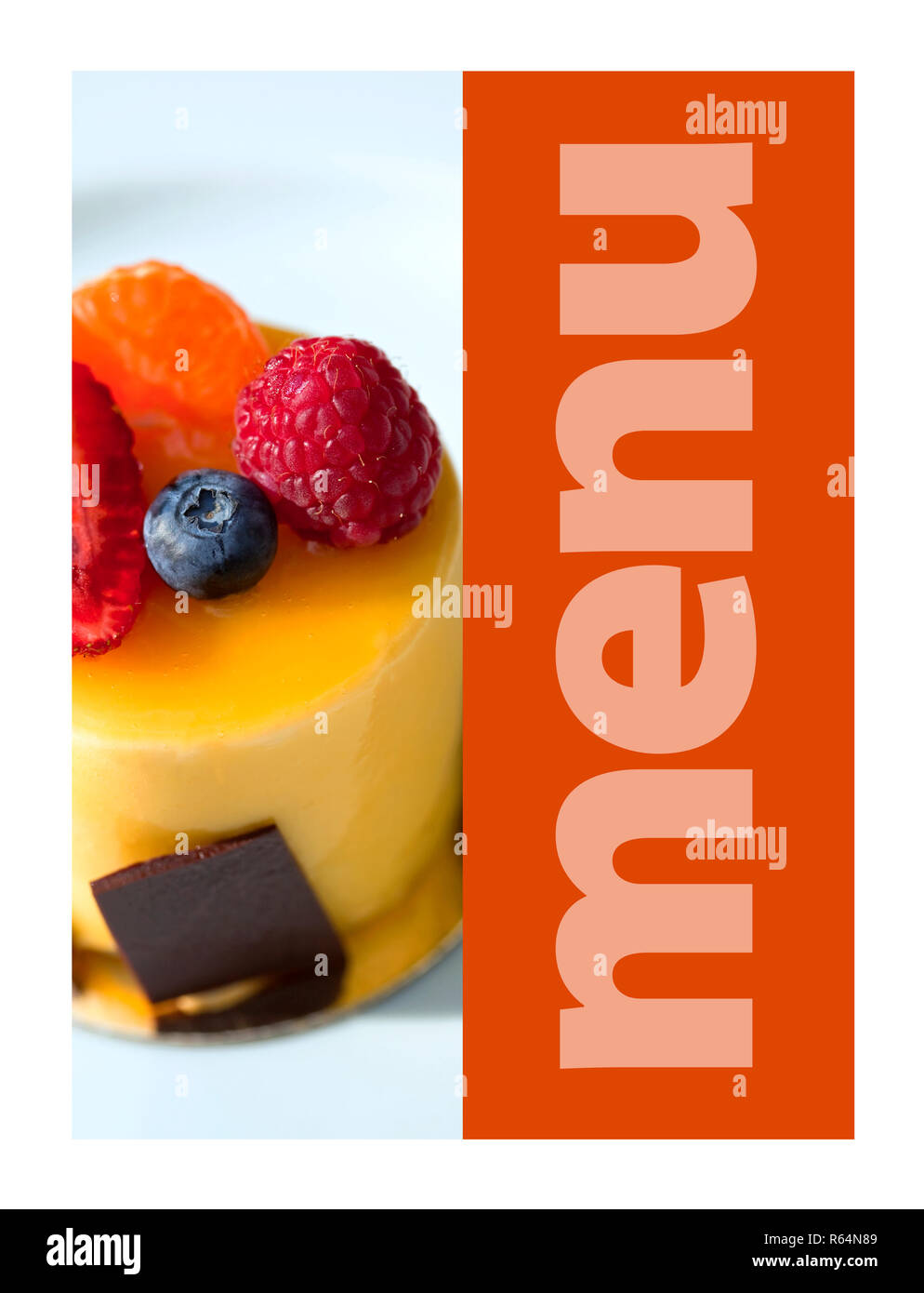 Modelas Menu Model for a menu Stock Photo - Alamy