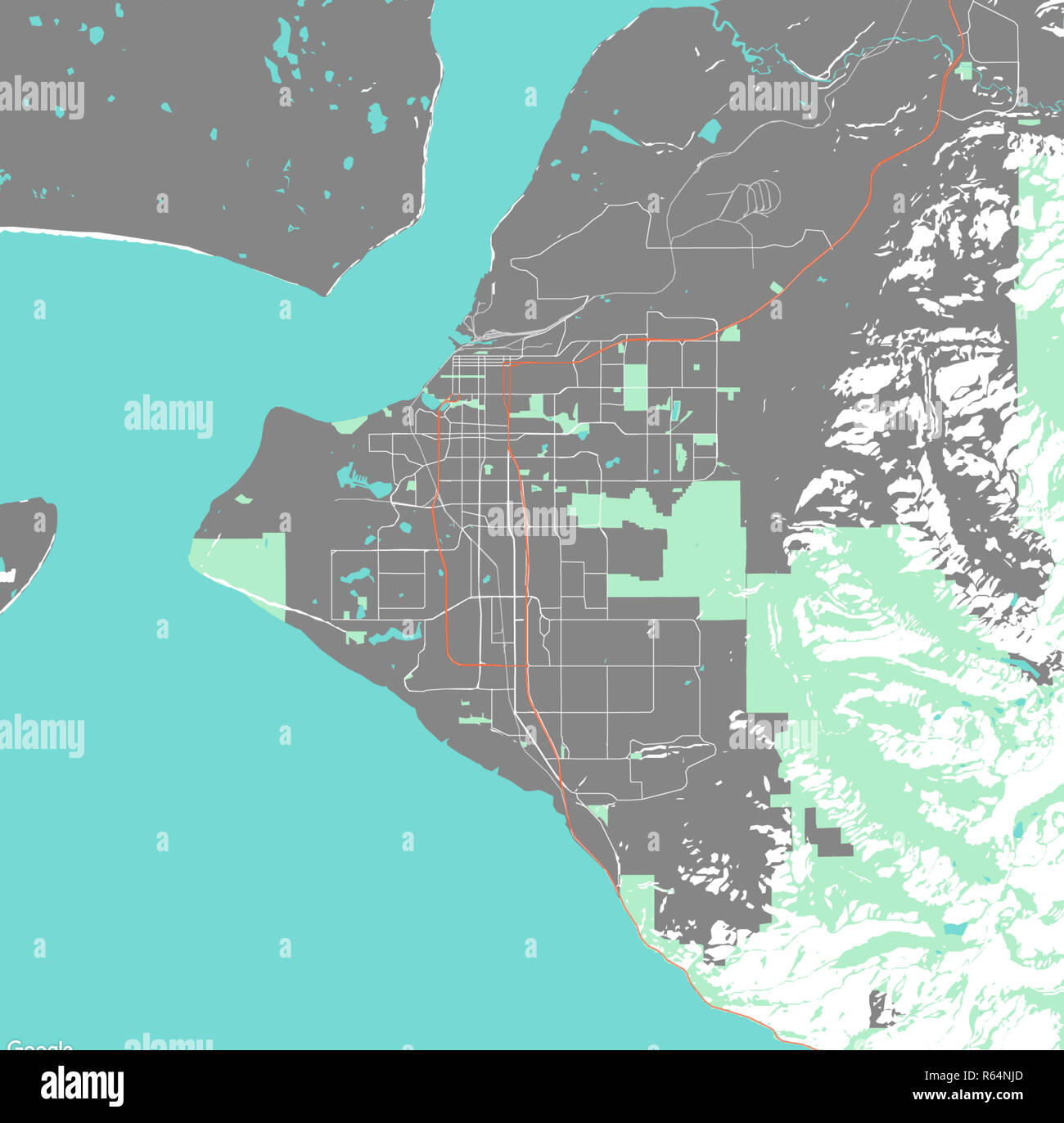 Map of anchorage hires stock photography and images Alamy