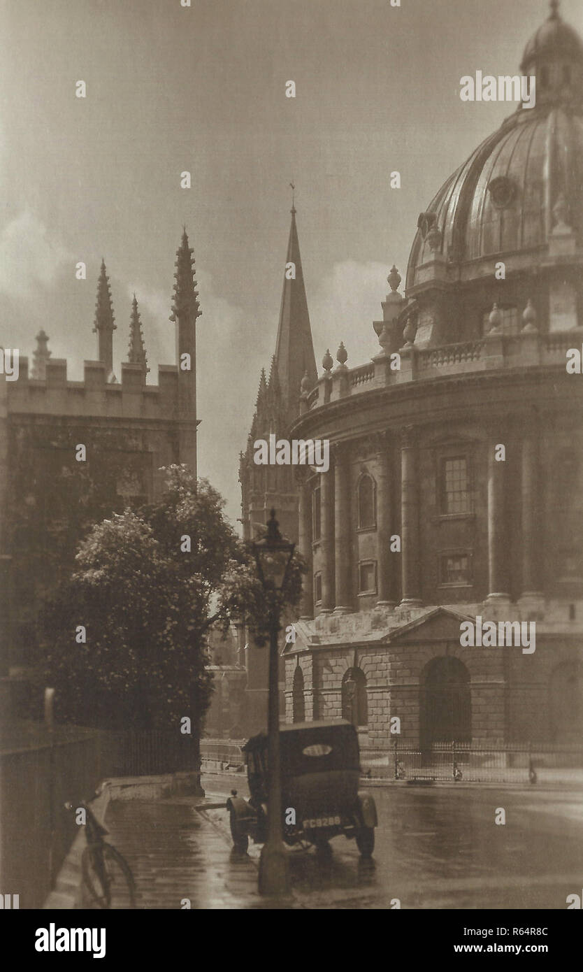 Rain in oxford Stock Photo Alamy