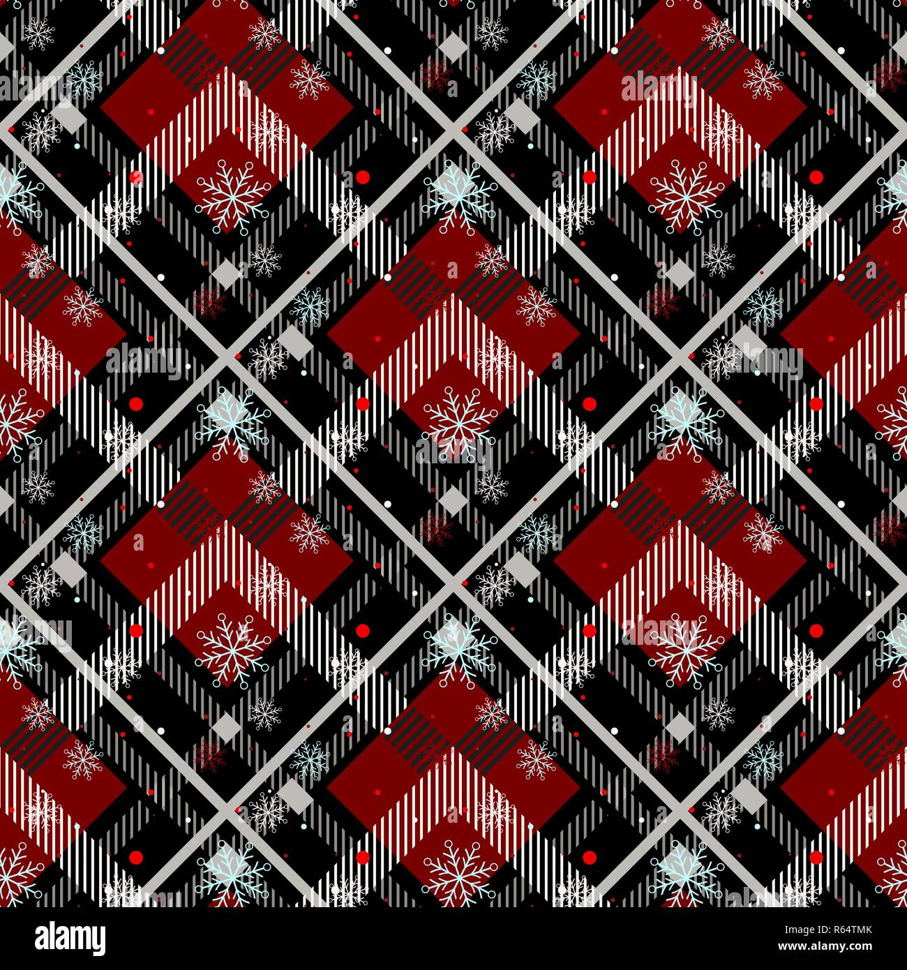 Tartan Seamless Pattern Background. Red, Black, Blue, Beige and