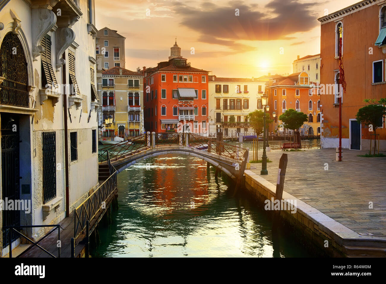 Nice summer venetian grand canal view hi-res stock photography and ...