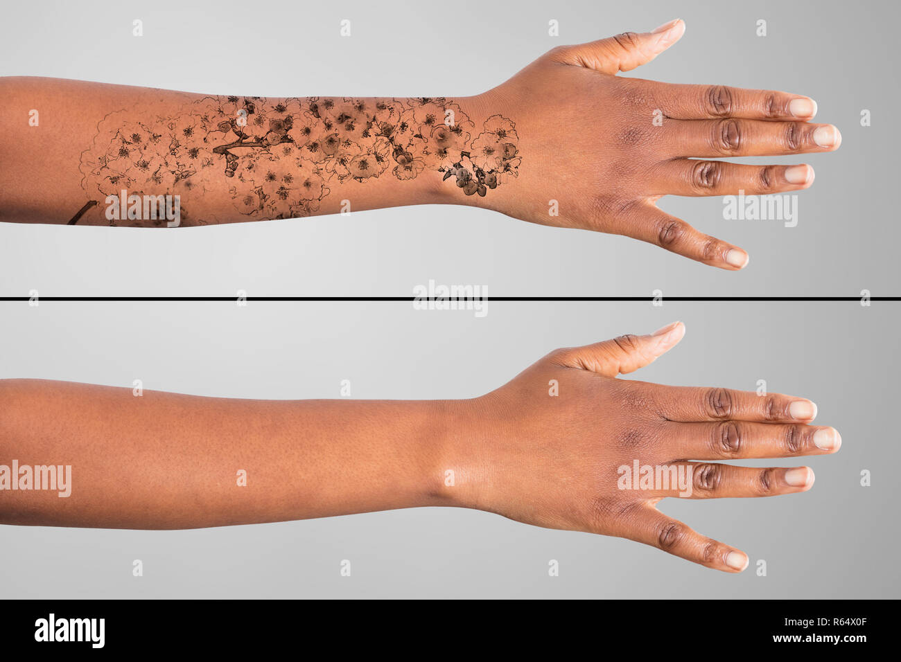 Tatoo On Back High Resolution Stock Photography And Images Alamy