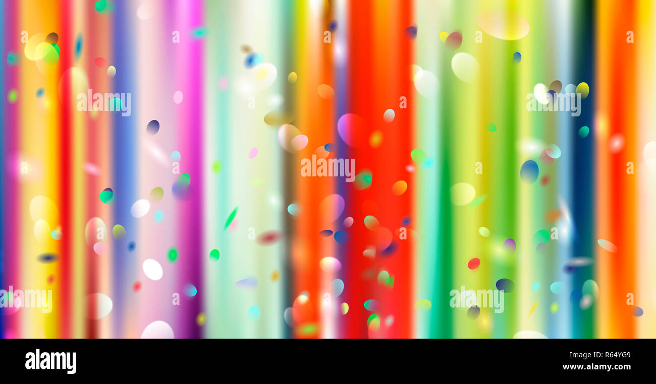 curtain confetti colorful Stock Photo Alamy