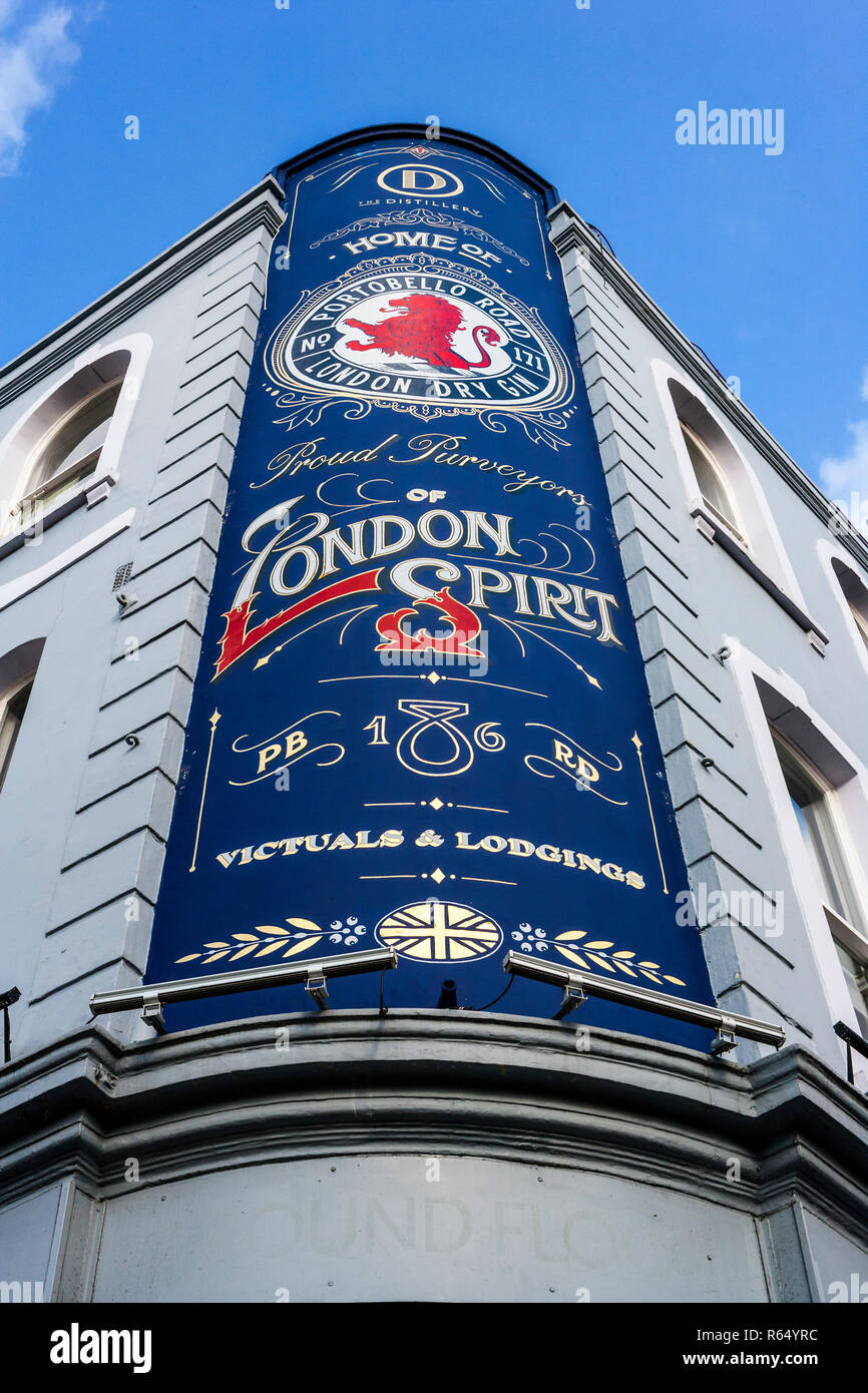 The Distillery, modern gin palace and hotel, Portobello Road, Notting