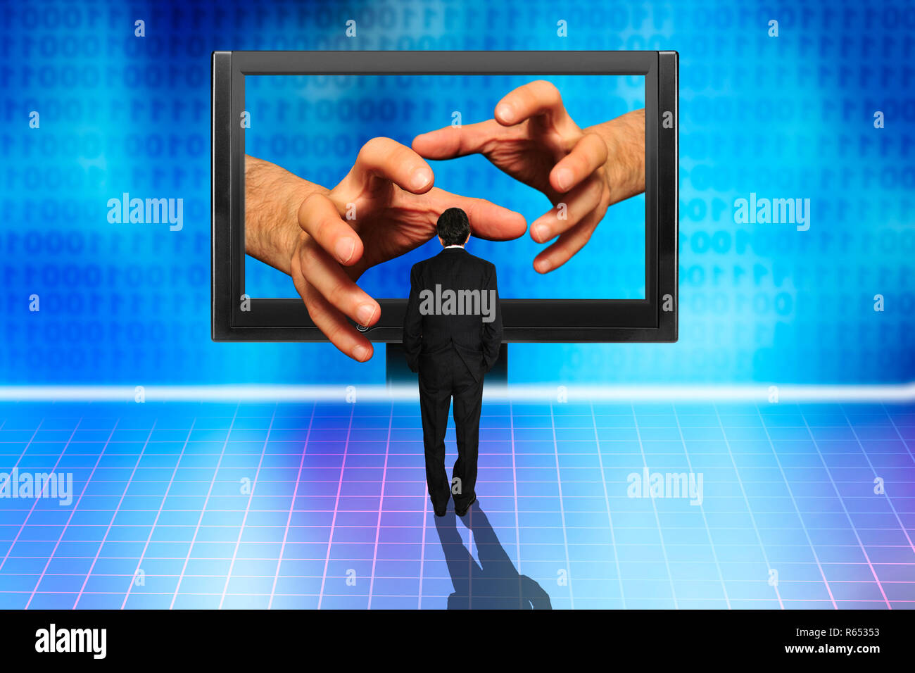 identity theft in internet, concept Stock Photo