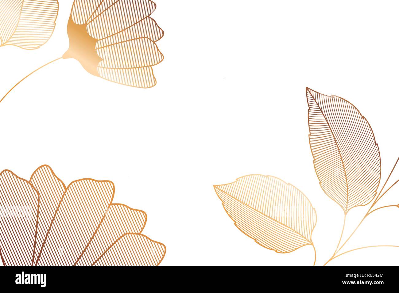 flowers with branches and leaves isolated icon Stock Vector Image & Art ...