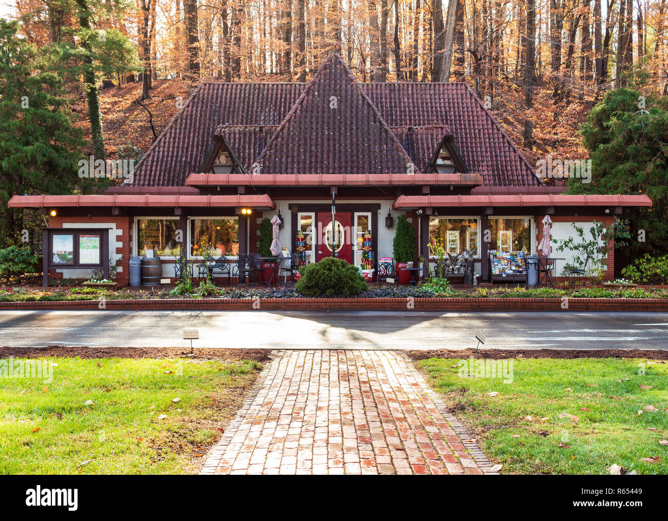 Biltmore House Gate House High Resolution Stock Photography and Images