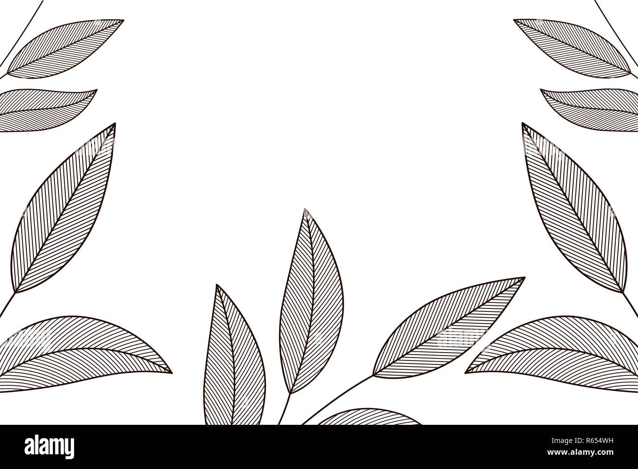 branch with leaves isolated icon Stock Vector Image & Art - Alamy