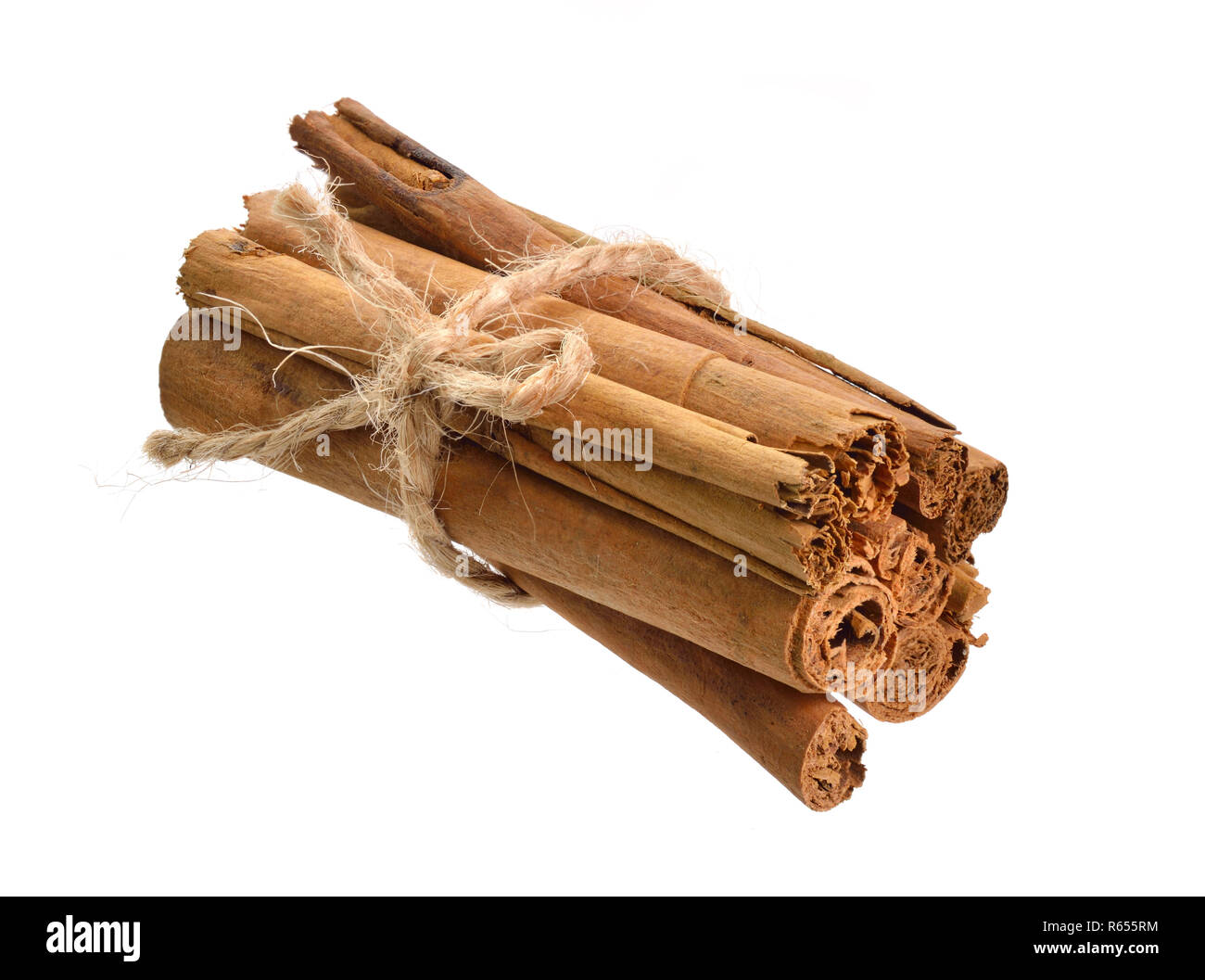 Bark from Cinnamomum verum or true cinnamon or Ceylon cinnamon