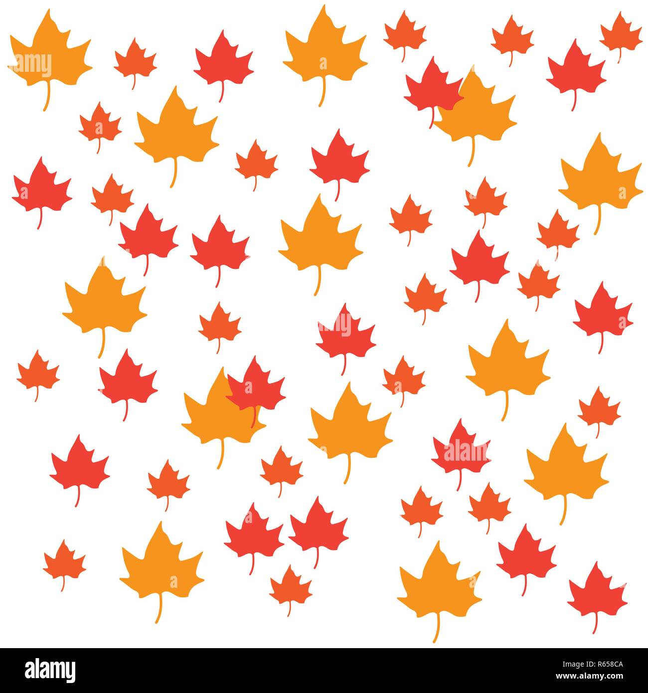 autumn maple leaves texture- vector illustration Stock Vector Image ...