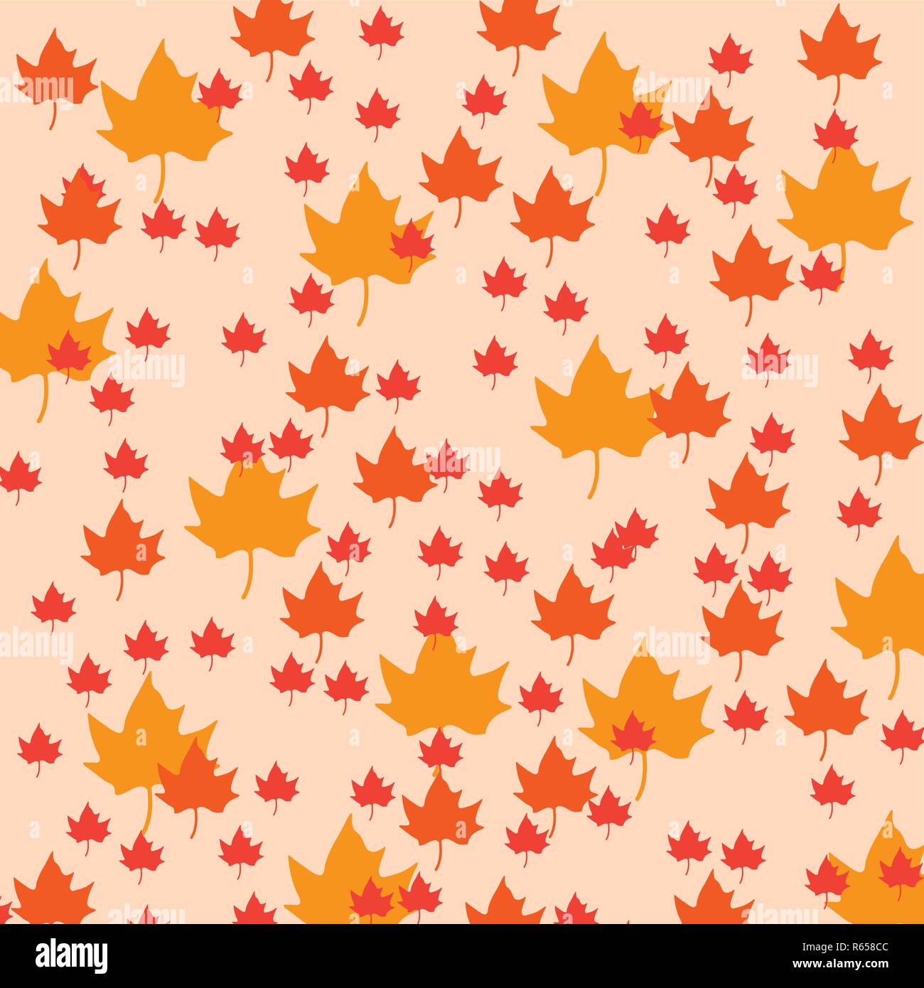 autumn maple leaves texture- vector illustration Stock Vector Image ...
