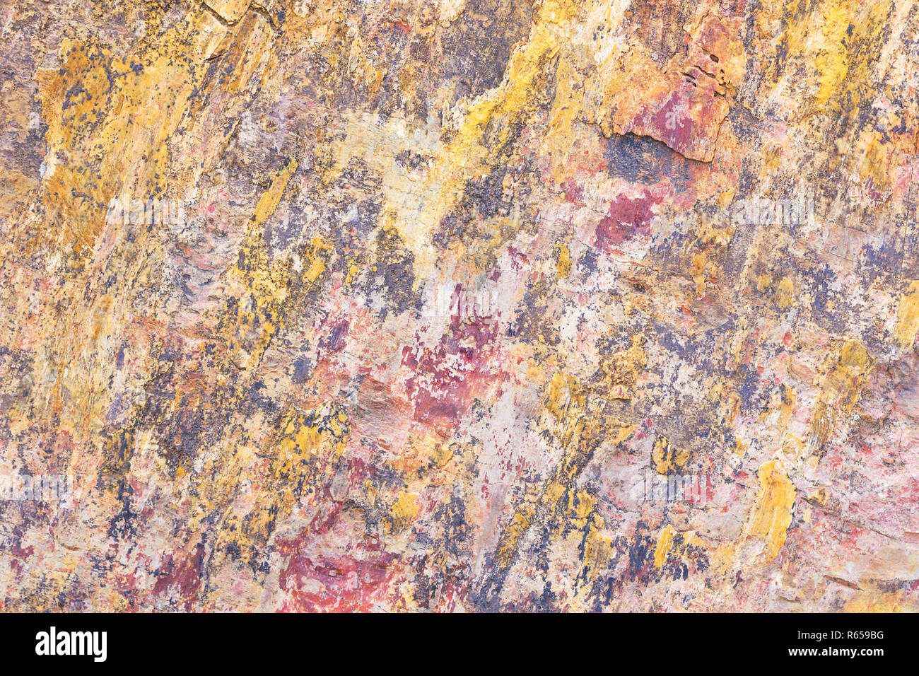 Texture of stone is pattern colors mixed Stock Photo