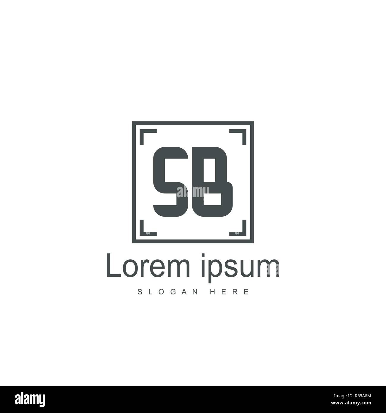 SB Letter logo template. Initial letter logo design Stock Vector Image ...
