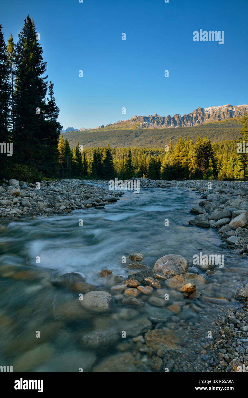 Baker Creek, Banff National Park, Alberta, Canada Stock Photo Alamy