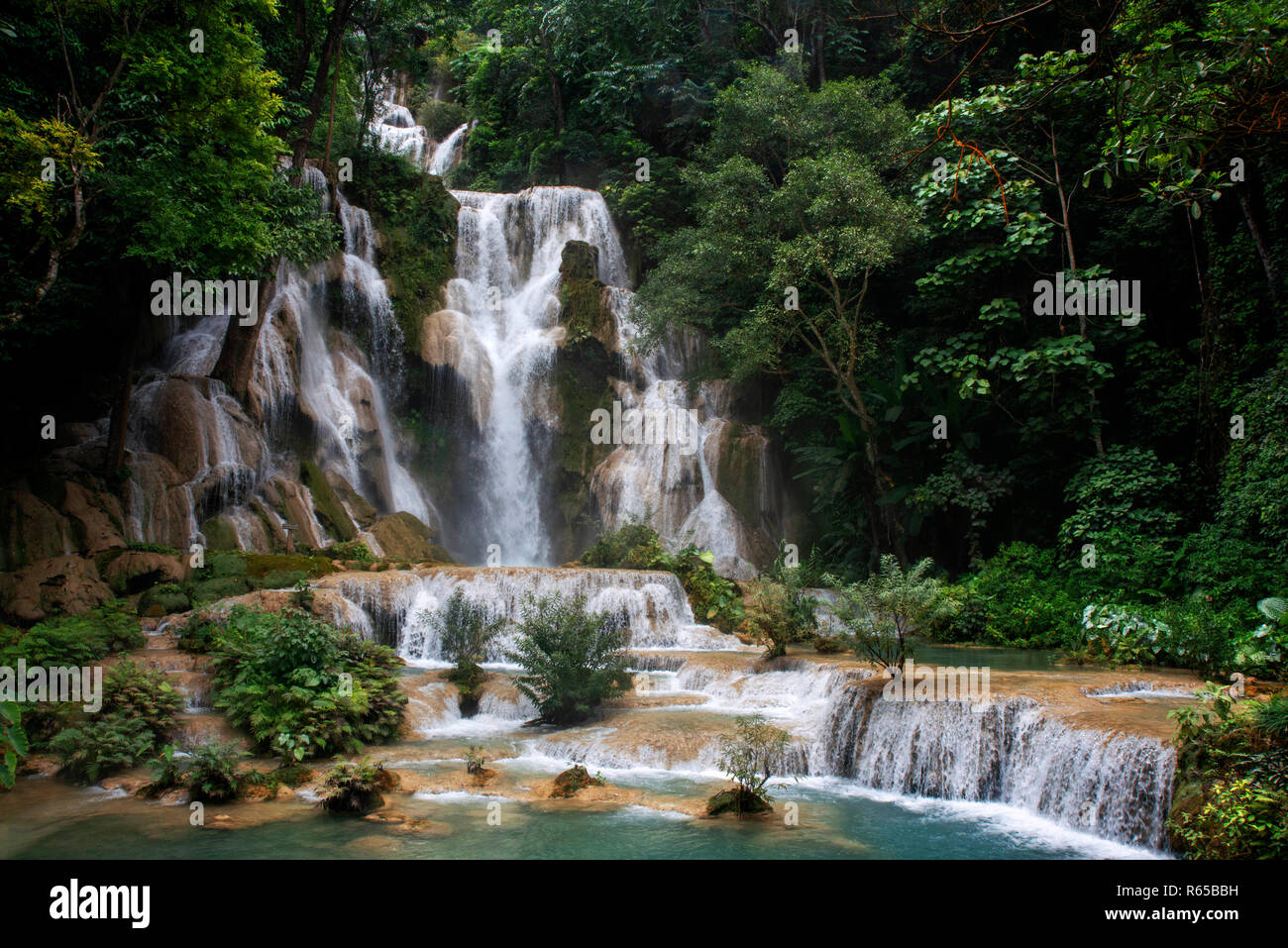 Italy, Lazio, Subiaco, path to the lake and waterfalls of San Benedetto  Stock Photo - Alamy