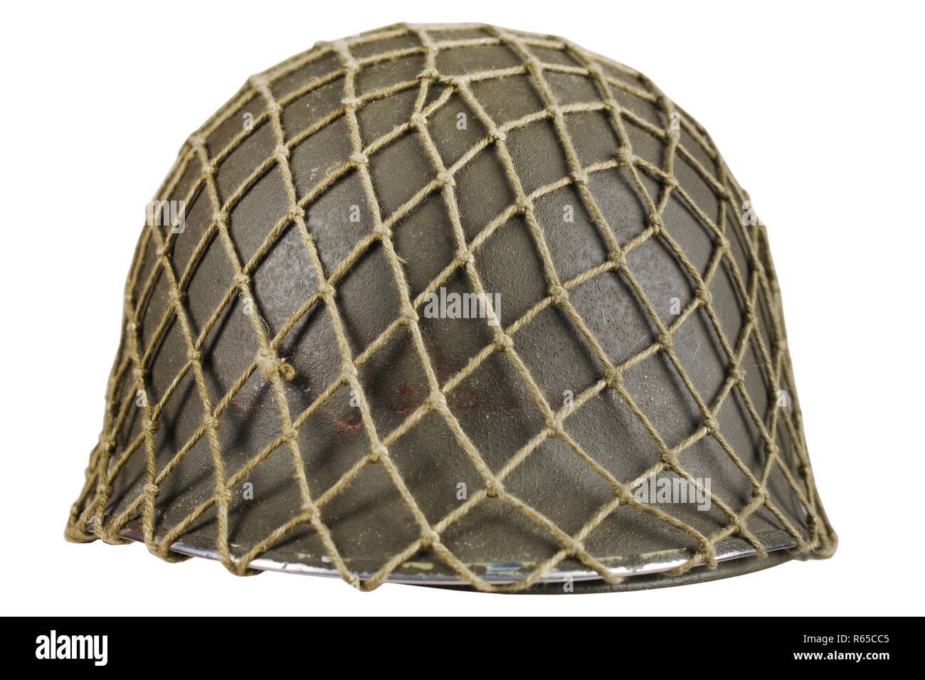 us army ww2 period helmet with ace of spades emblem isolated on white ...
