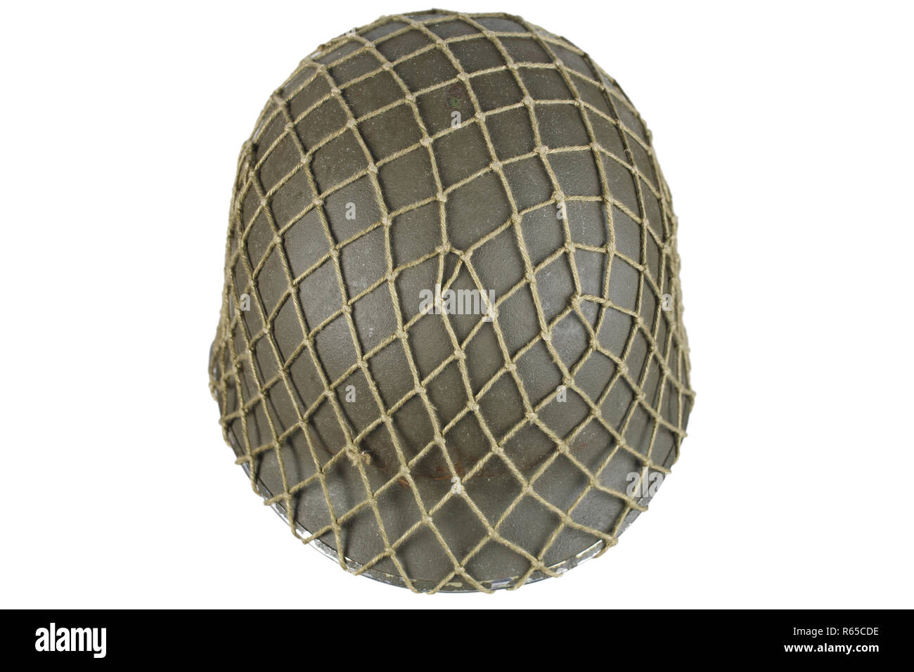 us army ww2 period helmet with ace of spades emblem isolated on white ...