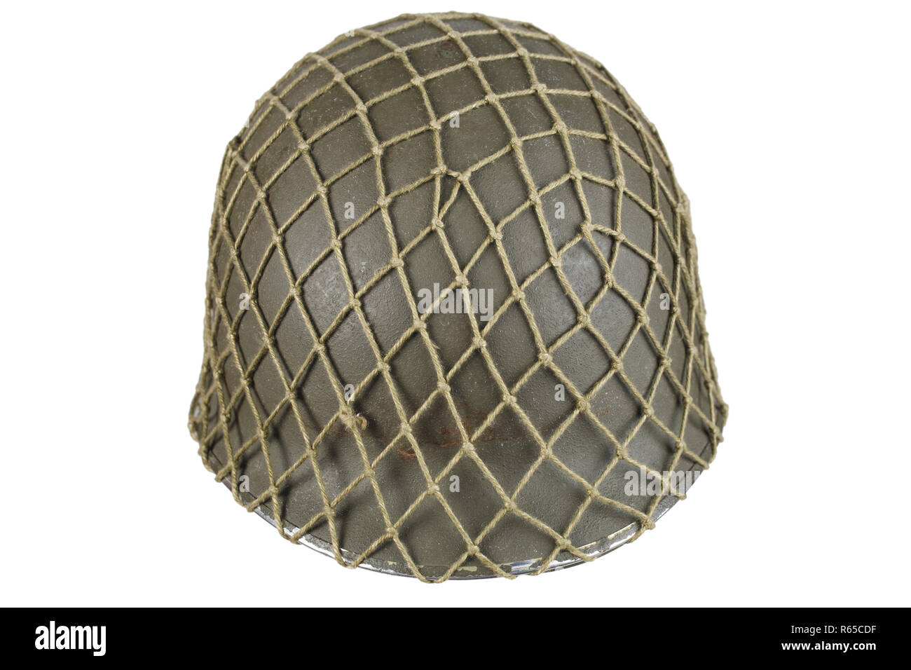 us army ww2 period helmet with ace of spades emblem isolated on white ...