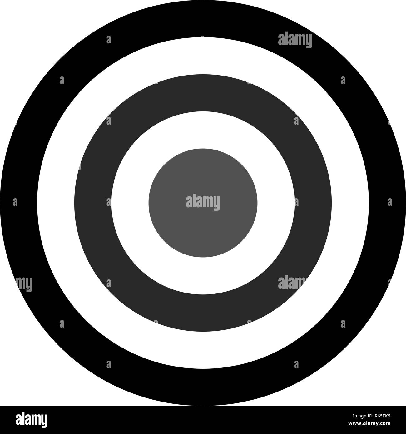 Target Simplistic Target sign - black shades simple transparent, isolated - vector ...