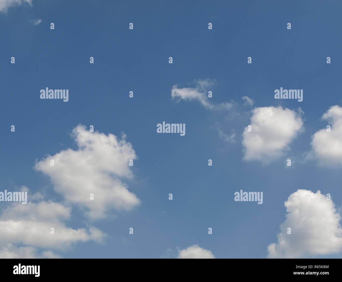 blue sky with clouds background with copy space Stock Photo - Alamy