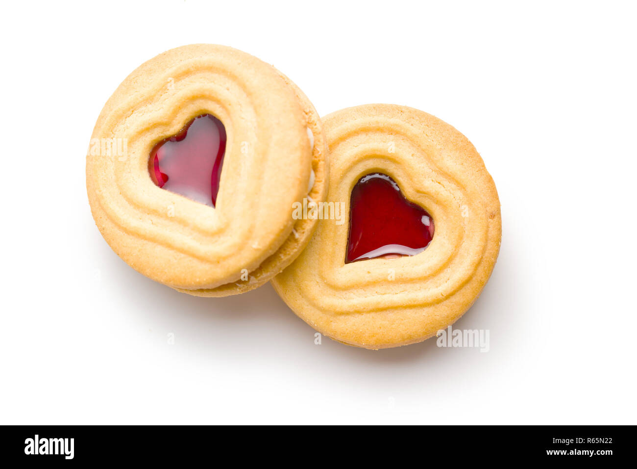 Heart jelly cookies Stock Photo Alamy