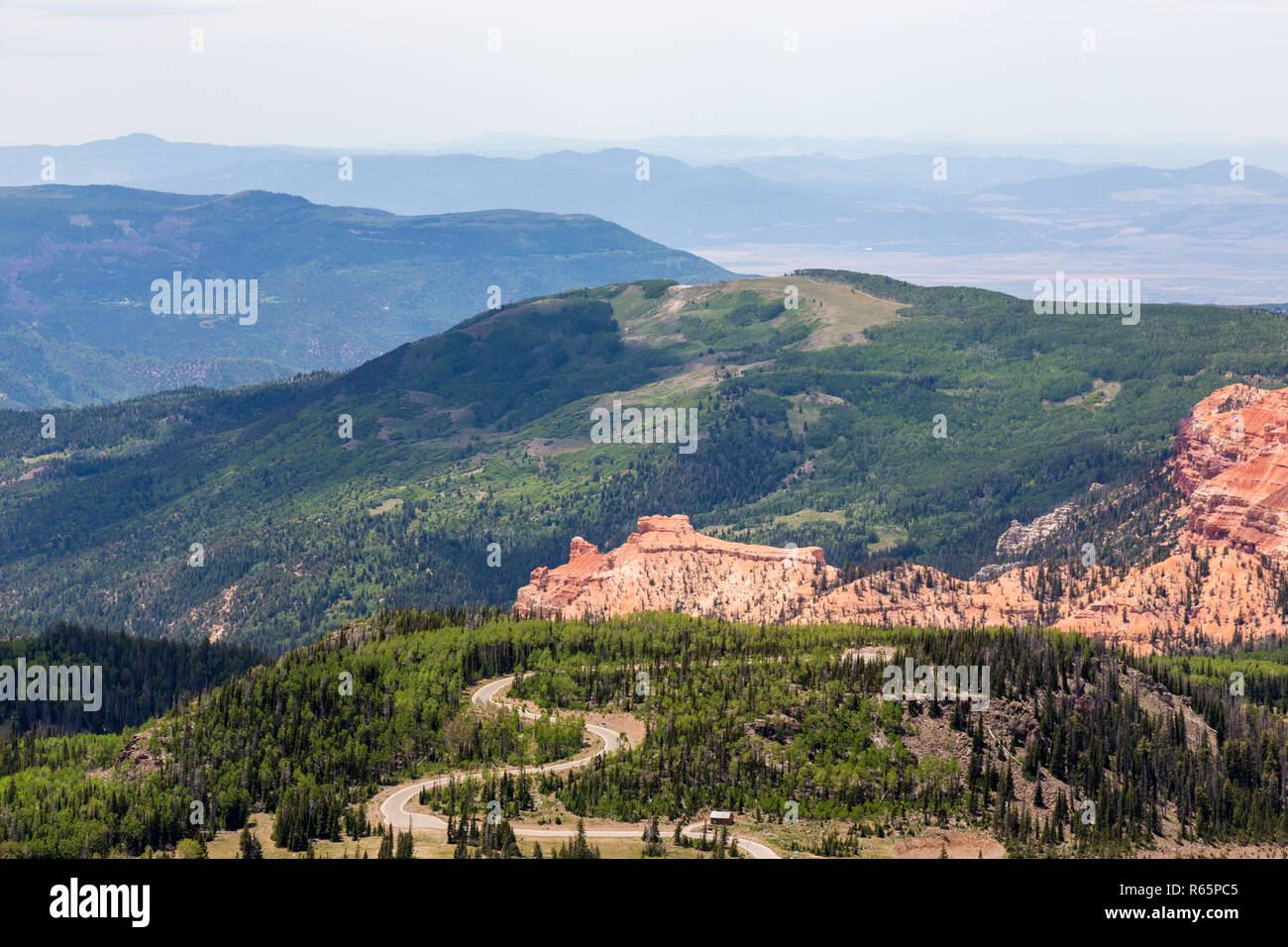 brian head mountain peak utah usa Stock Photo