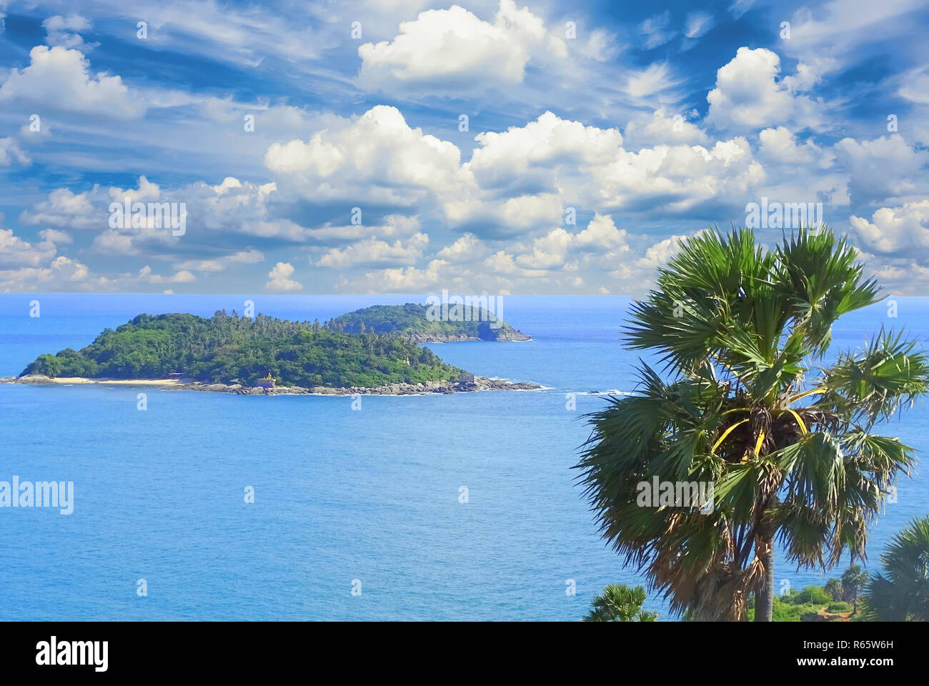 island at the end of phuket Stock Photo