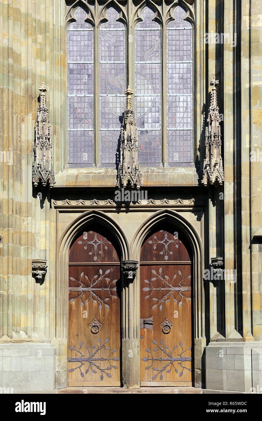 portal wiesenkirche in soest Stock Photo