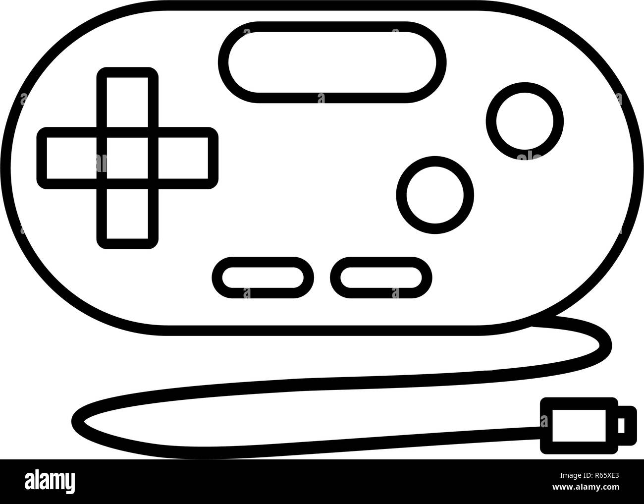 control video game isolated icon vector illustration design Stock ...