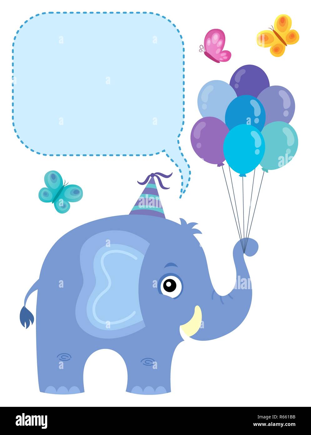 Elephant With Balloon High Resolution Stock Photography And Images Alamy
