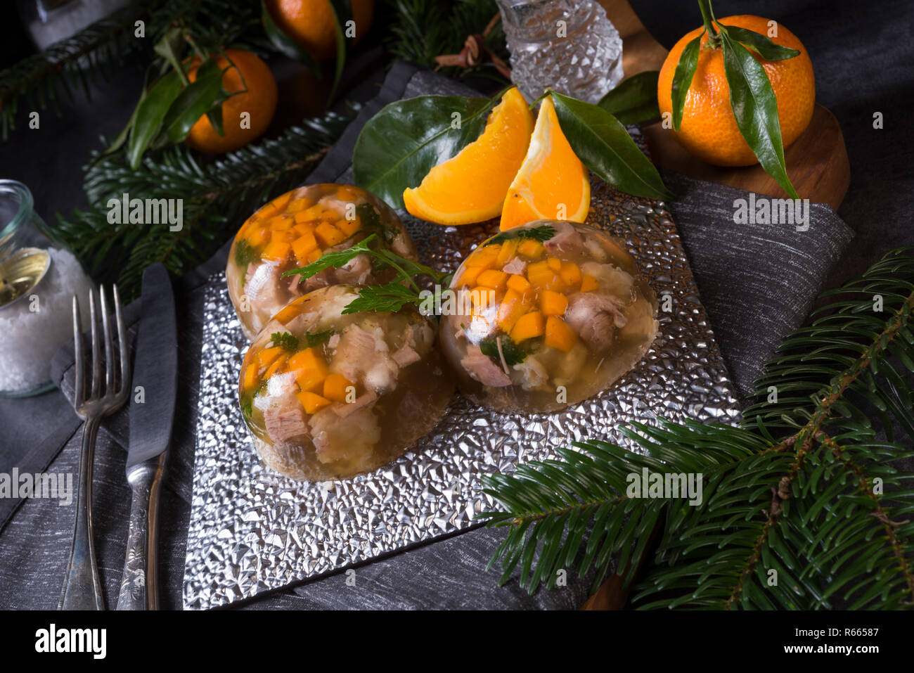 galart polish winter meat jelly Stock Photo Alamy